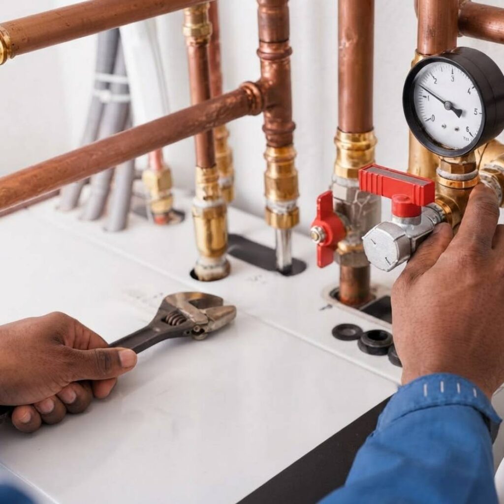maintenance et entretien de système de gaz